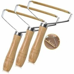 ECHOO 3 PCS Portable Lint Remover Wooden Sweater, Brosse Manuel Anti Poil, Anti-Peluche Rasoirs, Fuzz Rasoir, Portable Brosse Rasoir Vetements Peluche Pour La Maison, Rasoir Brosse Manuelle
