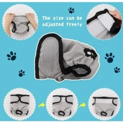 Couches Chien Lavable Couches Réutilisables Pour Chien Lavables Culotte Pour Chien Femelle Serviettes Hygiéniques De Chien Pour Différents Types De Chiens M, Fontainebleau -Toilletage et hygiène du chien Soldes 51211958 5