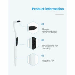 Detartrage Dentaire Outil,Dentaire Soins Buccaux Kit De Brosse à Dents 2 Pièces-betterlife -Toilletage et hygiène du chien Soldes 51222390 3