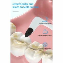 Detartrage Dentaire Outil,Dentaire Soins Buccaux Kit De Brosse à Dents 2 Pièces-betterlife -Toilletage et hygiène du chien Soldes 51222390 4