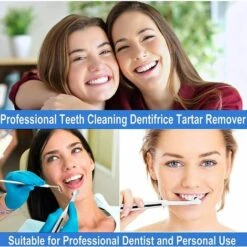 Detartrage Dentaire Outil,Dentaire Soins Buccaux Kit De Brosse à Dents 2 Pièces-betterlife -Toilletage et hygiène du chien Soldes 51222390 5