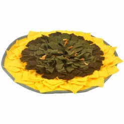 Tapis De Fouille Chien Tapis De Chien Snuffle Mat,Lavable En Machine Couverture Pliable Tapis De Fouille Alimentation Lente, Antidérapants Jouet Tapis Reniflant De Chien (Tournesol) Fontainebleau