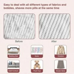 ELLE Rasoir à Bouloches, Rasoir électrique à Bouloches, Rasoir à Vêtements Portable Avec Port USB Pour Vêtements, Pull, Meubles, Tapis En Laine, Anti-boulochage 8 ELLE Rasoir à Bouloches, Rasoir électrique à Bouloches, Rasoir à Vêtements Portable Avec Port USB Pour Vêtements, Pull, Meubles, Tapis En Laine, Anti-boulochage -Toilletage et hygiène du chien Soldes 51438806 4