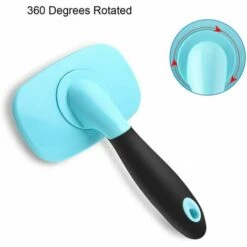 LITZEE Brosse Pour Chiens Et Chats Toilettage Peigne Pour Chien Et Chat Avec Poils Longs Et Courts-Bleu -Toilletage et hygiène du chien Soldes 51548992 4