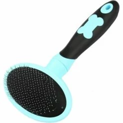 LITZEE Brosse Pour Chiens Et Chats Toilettage Peigne Pour Chien Et Chat Avec Poils Longs Et Courts-Bleu