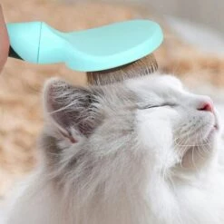 LITZEE Brosse Pour Chiens Et Chats Toilettage Peigne Pour Chien Et Chat Avec Poils Longs Et Courts-Bleu -Toilletage et hygiène du chien Soldes 51549000 4