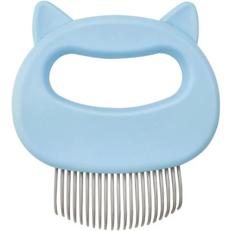 LITZEE Brosse De Shampoing Pour Chat Avec Peigne En Silicone Pour épilation à Nœuds Ouverts 1 LITZEE Brosse De Shampoing Pour Chat Avec Peigne En Silicone Pour épilation à Nœuds Ouverts