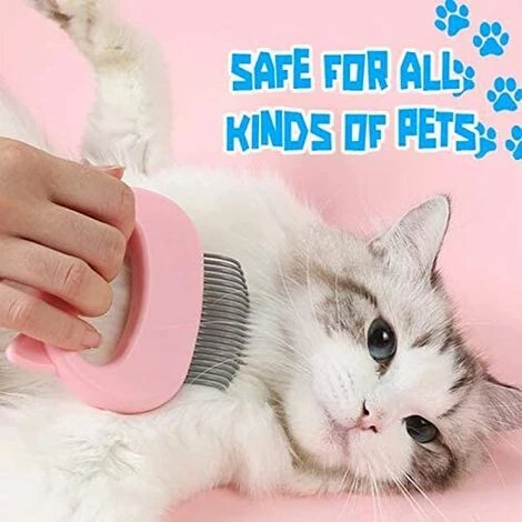 LITZEE Brosse De Shampoing Pour Chat Avec Peigne En Silicone Pour épilation à Nœuds Ouverts 3 LITZEE Brosse De Shampoing Pour Chat Avec Peigne En Silicone Pour épilation à Nœuds Ouverts – Image 3