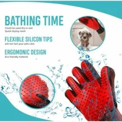 LITZEE NA Gant De Toilettage Pour Animal Domestique – Gant De Nettoyage Efficace – Brosse De Déshedding – Pointes En Silicone Souple Pour Massage Doux – Pour Chats Et Chiens Avec Fourrure Longue Et Courte 8 LITZEE NA Gant De Toilettage Pour Animal Domestique – Gant De Nettoyage Efficace – Brosse De Déshedding – Pointes En Silicone Souple Pour Massage Doux – Pour Chats Et Chiens Avec Fourrure Longue Et Courte -Toilletage et hygiène du chien Soldes 51549036 4