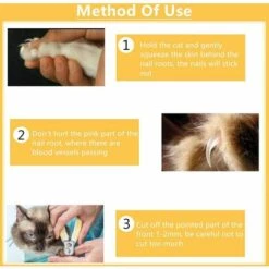 LITZEE Coupe Ongles Chiens Et Chats, Avec Verrou De Sécurité Et Lime à Ongles Adapté, Coupe-Ongles Acier Inoxydable Pour Chien, Chat, Oiseau, Rongeur Toilettage -Toilletage et hygiène du chien Soldes 51551893 4