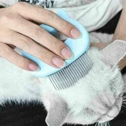 LITZEE Peigne De Massage Relaxant Pour Animal Domestique - Brosse De Massage Portable Pour Enlever Les Poils D'animaux Domestiques - Accessoire De Toilettage Adapté Pour Chats Et Chiens -Toilletage et hygiène du chien Soldes 51782973 5