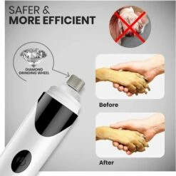 ELLE Lime à Ongles électrique Sans Fil Pour Chien Et Chat Rechargeable Ultra Silencieuse -Toilletage et hygiène du chien Soldes 51910073 4