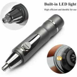 ELLE LED Tondeuse électrique Pour Les Poils Des Oreilles Et Du Nez-Noir -Toilletage et hygiène du chien Soldes 52503328 4