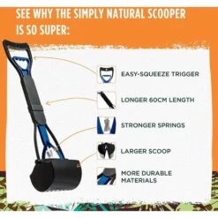 Fei Yu Pelle Ramasse Crottes Par Simply Natural – Pelles Ramasse Crottes 60 Cm à Grande Tête, Poignée Facile à Presser Et Ressors Haute Tension 7 Fei Yu Pelle Ramasse Crottes Par Simply Natural – Pelles Ramasse Crottes 60 Cm à Grande Tête, Poignée Facile à Presser Et Ressors Haute Tension -Toilletage et hygiène du chien Soldes 52662491 3