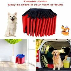 SUPERMARKET Pliable Piscine Baignoire,Piscine Chien Grand,Piscine Pour Animaux,Piscine Pliable Pour Chien,pour Chien/Chat Animal Extérieur Ou Intérieur(60 * 20 Cm)，Superma -Toilletage et hygiène du chien Soldes 52792883 5