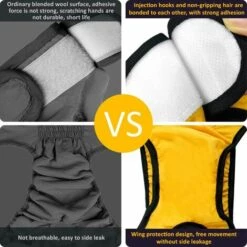 Kartokner Couche Pour Chien Femelle Réutilisables Culotte Chiennes Chaleurs Et Confortable Haute Qualité Culotte Pour Chien Meilleur Solution Pour L'incontinence Et Menstruation Du Chien (Lot De 3). -Toilletage et hygiène du chien Soldes 52827408 4