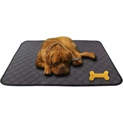 KARTOKNER MERIEM Tapis Educateur Chien Lavable,2 Pcs 100*67cm De Coussin Chien,Tapis Absorbant Chien Anti Fuite Et Antiderapant,Réutilisables Tapis Chien Pipi