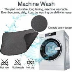 KARTOKNER MERIEM Tapis Educateur Chien Lavable,2 Pcs 100*67cm De Coussin Chien,Tapis Absorbant Chien Anti Fuite Et Antiderapant,Réutilisables Tapis Chien Pipi -Toilletage et hygiène du chien Soldes 52827479 5