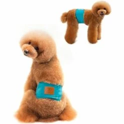 Kartokner 3 Paquet Couches Chiens Mâles Bande De Ventre Lavable Chien Couches Pantalon Hygiénique Physiologique Pour Petits Et Moyens Chiens M -Toilletage et hygiène du chien Soldes 52827485 4