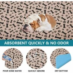 VERSAILLESFR Lot De Tapis Propreté Lavables Pour Chien Et Chiot, Réutilisables,Design à Plusieurs Couches,Absorbant Rapide, Tapis Educateur Anti-fuites Antidérapants Pour Chat Et Chien(3 Pièces) 40*60cm Marron,Versailles 7 VERSAILLESFR Lot De Tapis Propreté Lavables Pour Chien Et Chiot, Réutilisables,Design à Plusieurs Couches,Absorbant Rapide, Tapis Educateur Anti-fuites Antidérapants Pour Chat Et Chien(3 Pièces) 40*60cm Marron,Versailles -Toilletage et hygiène du chien Soldes 52882820 3