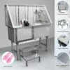 MONSTER SHOP Baignoire De Toilettage Inox 400mm - Argent