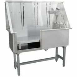 MONSTER SHOP Baignoire De Toilettage Inox 400mm - Argent 7 MONSTER SHOP Baignoire De Toilettage Inox 400mm - Argent -Toilletage et hygiène du chien Soldes 53053466 3