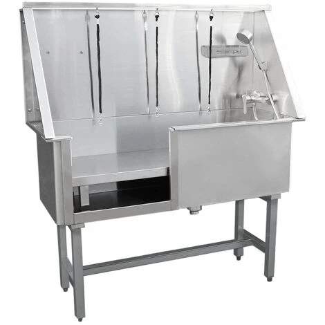 MONSTER SHOP Baignoire De Toilettage Inox 400mm - Argent 3 MONSTER SHOP Baignoire De Toilettage Inox 400mm - Argent – Image 3