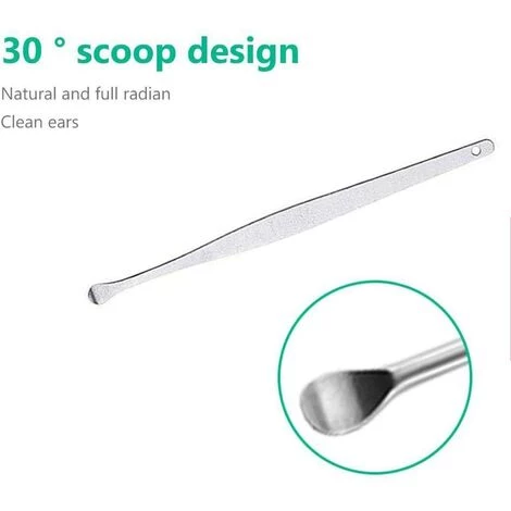 LIFCAUSAL 6 Pièces En Acier Inoxydable Spirale Ressort Oreille Choix Cuillère Cire Enlèvement Nettoyant Cueilleurs Ensemble Avec Boîte Soins De Santé Oreille Soins 5 LIFCAUSAL 6 Pièces En Acier Inoxydable Spirale Ressort Oreille Choix Cuillère Cire Enlèvement Nettoyant Cueilleurs Ensemble Avec Boîte Soins De Santé Oreille Soins – Image 5
