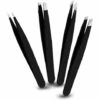 ILOVEMILAN Lot De 4 Pinces à épiler En Acier Inoxydable Pour Sourcils, épilation Des Poils Incarnés, Outil De Beauté Pour Homme Et Femme