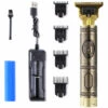 LIFCAUSAL T9 USB Rechargeable Tondeuse à Cheveux Professionnelle 0mm Baldheaded Cutter Barbe Rasage Outil De Sculpture Machine De Coupe De Cheveux Pour Hommes