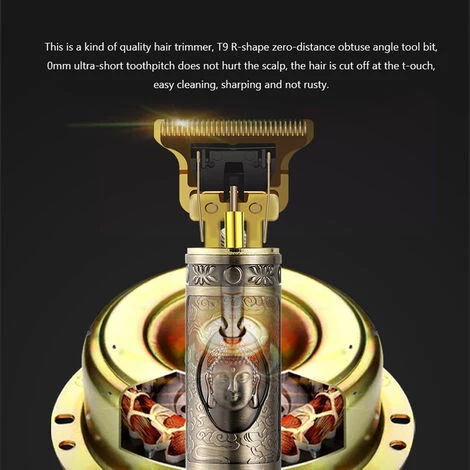 LIFCAUSAL T9 USB Rechargeable Tondeuse à Cheveux Professionnelle 0mm Baldheaded Cutter Barbe Rasage Outil De Sculpture Machine De Coupe De Cheveux Pour Hommes 4 LIFCAUSAL T9 USB Rechargeable Tondeuse à Cheveux Professionnelle 0mm Baldheaded Cutter Barbe Rasage Outil De Sculpture Machine De Coupe De Cheveux Pour Hommes – Image 4
