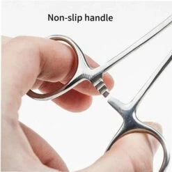 TANABATA Pet Dilution Ciseaux Toilettage Pour Chiens Ciseaux De Nettoyage D'oreille En Acier Inoxydable Pince Pour Chiens Chats Courbé 12.5cm -Toilletage et hygiène du chien Soldes 53777070 4