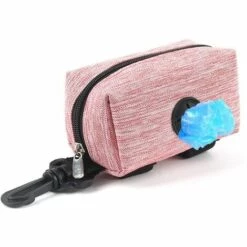 ALMI 2 Pcs Distributeur De Sac Pour Chiens,Sac à Crottes Chien,Porte-sac à Crotte Pour Chien,Distributeur De Sacs à Déjections Canines,Sac à Poches Chien Avec Boucle Attache à Laisse(Rose+Bleu Ffoncé) -Toilletage et hygiène du chien Soldes 53853856 5