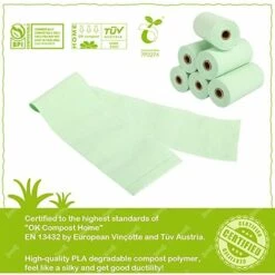 ALMI Sac à Déjections Canines Biodégradables 100% Sac Crottes Chien Sac Caca Chien Avec 1 Distributeurs Sac A Dejection Sac Pour Déjections Chien Poo Sac,12 Rouleau 180 Pcs 8 ALMI Sac à Déjections Canines Biodégradables 100% Sac Crottes Chien Sac Caca Chien Avec 1 Distributeurs Sac A Dejection Sac Pour Déjections Chien Poo Sac,12 Rouleau 180 Pcs -Toilletage et hygiène du chien Soldes 53853892 4