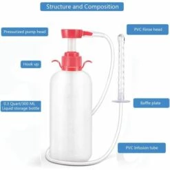 ILOVEMILAN Nettoyant - Kit De Nettoyage De Rinçage, 3 Embouts De Buse - Lavement à Pression Manuel Réutilisable Pour Le Rinçage, Le Café Et Le Nettoyage Du Côlon à L'eau (300 Ml) 8 ILOVEMILAN Nettoyant - Kit De Nettoyage De Rinçage, 3 Embouts De Buse - Lavement à Pression Manuel Réutilisable Pour Le Rinçage, Le Café Et Le Nettoyage Du Côlon à L'eau (300 Ml) -Toilletage et hygiène du chien Soldes 53994446 4