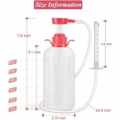 ILOVEMILAN Nettoyant - Kit De Nettoyage De Rinçage, 3 Embouts De Buse - Lavement à Pression Manuel Réutilisable Pour Le Rinçage, Le Café Et Le Nettoyage Du Côlon à L'eau (300 Ml) 9 ILOVEMILAN Nettoyant - Kit De Nettoyage De Rinçage, 3 Embouts De Buse - Lavement à Pression Manuel Réutilisable Pour Le Rinçage, Le Café Et Le Nettoyage Du Côlon à L'eau (300 Ml) -Toilletage et hygiène du chien Soldes 53994446 5