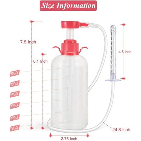 ILOVEMILAN Nettoyant - Kit De Nettoyage De Rinçage, 3 Embouts De Buse - Lavement à Pression Manuel Réutilisable Pour Le Rinçage, Le Café Et Le Nettoyage Du Côlon à L'eau (300 Ml) 5 ILOVEMILAN Nettoyant - Kit De Nettoyage De Rinçage, 3 Embouts De Buse - Lavement à Pression Manuel Réutilisable Pour Le Rinçage, Le Café Et Le Nettoyage Du Côlon à L'eau (300 Ml) – Image 5