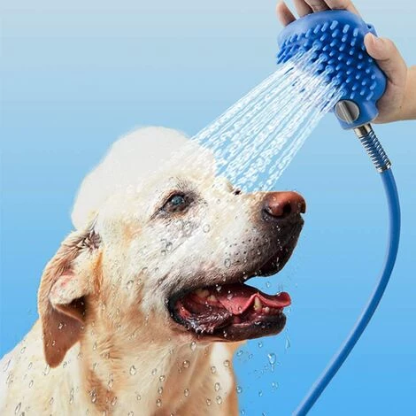 REGALOS Pomme De Douche Pour Animal Domestique,Maison De Jambe, Outil De Bain Pour Chien Avec Brosse,Tuyau En PVC Et 2 Adaptateurs De Tuyau Pour Chien,Chat 4 REGALOS Pomme De Douche Pour Animal Domestique,Maison De Jambe, Outil De Bain Pour Chien Avec Brosse,Tuyau En PVC Et 2 Adaptateurs De Tuyau Pour Chien,Chat – Image 4