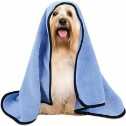 ILOVEMILAN Serviette à Séchage Rapide Pour Chien, Serviettes Absorbantes Pour Chiens, Serviette De Bain Pour Animaux De Compagnie