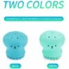 GDRHVFD Silicone Poulpe De Nettoyage De Nettoyage Complet Massager Massageur Fauche Profond Soin De La Peau Soins De La Peau Exposée Massage Massage À La Main Brosse Manuelle Manuelle Manuelle De Nettoyage Facial (Bleu, Vert)