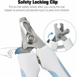 CADEAUX Coupe-ongles Et Coupe-ongles Pour Chien Et Chat, Protection De Sécurité Pour éviter Les Coupures Excessives, Lime à Ongles Gratuite, Lame Tranchante à Capteur Rapide - Outil De Toilettage Professionnel Pour Animaux De Compagnie, Bleu (1 Pièce) -Toilletage et hygiène du chien Soldes 54404743 3