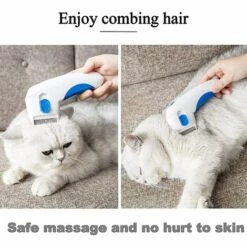 Peigne à Puces électrique Pour Chiens Et Chats,Triomphe Courant Fort Peigne Anti Poux éLectrique Pour Animaux De Compagnie Avec Peignes De Nettoyage Dents En Antirouille Sécuritaires 7 Peigne à Puces électrique Pour Chiens Et Chats,Triomphe Courant Fort Peigne Anti Poux éLectrique Pour Animaux De Compagnie Avec Peignes De Nettoyage Dents En Antirouille Sécuritaires -Toilletage et hygiène du chien Soldes 54830750 3