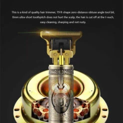 SUPERSELLER T9 USB Rechargeable Tondeuse À Cheveux Professionnelle 0mm Baldheaded Cutter Barbe Rasage Outil De Sculpture Machine De Coupe De Cheveux Pour Hommes - Argent -Toilletage et hygiène du chien Soldes 54949877 3