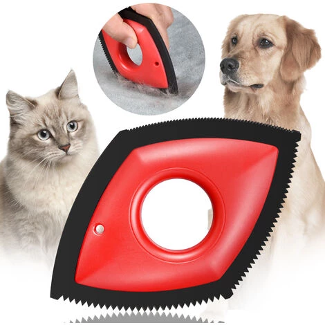 Brosse à Poils D'animaux épilateur De Poils De Chien Pour Tapis,Triomphe Brosse Ramasse Enlève Poils Auto Detailing,Produits D'épilation De Chien Pour La Maison,la Voiture,Le Canapé,Le Lit,Le Tapis(rouge) 2 Brosse à Poils D'animaux épilateur De Poils De Chien Pour Tapis,Triomphe Brosse Ramasse Enlève Poils Auto Detailing,Produits D'épilation De Chien Pour La Maison,la Voiture,Le Canapé,Le Lit,Le Tapis(rouge) – Image 2