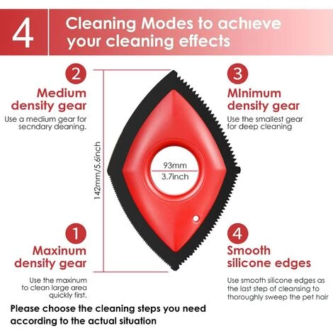 Brosse à Poils D'animaux épilateur De Poils De Chien Pour Tapis,Triomphe Brosse Ramasse Enlève Poils Auto Detailing,Produits D'épilation De Chien Pour La Maison,la Voiture,Le Canapé,Le Lit,Le Tapis(rouge) 3 Brosse à Poils D'animaux épilateur De Poils De Chien Pour Tapis,Triomphe Brosse Ramasse Enlève Poils Auto Detailing,Produits D'épilation De Chien Pour La Maison,la Voiture,Le Canapé,Le Lit,Le Tapis(rouge) – Image 3