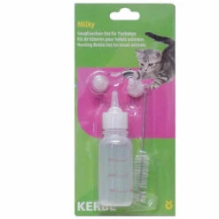 Set Baberon Kerbl 50ml Avec Trois T_tines Pour _levage De Chiens, Chats Et Autres Animaux