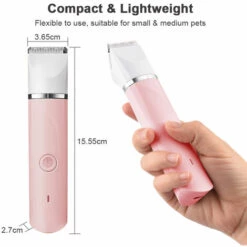 ASUPERMALL Tondeuse Électrique Multifonction 4 En 1 Pour Chien Pour Le Toilettage Sans Fil Pour Chien, Tondeuses, Outils De Toilettage Pour Animaux De Compagnie à Faible Bruit, Batterie Intégrée Avec 4 Têtes Détachables Et 4 Peignes De Guidage -Toilletage et hygiène du chien Soldes 55665877 5