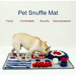 Snuffle Mat, Tapis De Fouille Alimentation Pour Petits Et Grands Tapis De Chien, Puzzle Durable Interactif Encourage Les Compétences Naturelles De Recherche-Triomphe -Toilletage et hygiène du chien Soldes 55781203 3