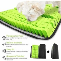 Fei Yu Tapis De Fouille Chien, Interactif Jouet Intelligent Chiens Lavables Alimentation Lente Jouet Le Stress Release Pad (Vert) -Toilletage et hygiène du chien Soldes 55855626 4
