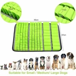 Fei Yu Tapis De Fouille Chien, Interactif Jouet Intelligent Chiens Lavables Alimentation Lente Jouet Le Stress Release Pad (Vert) -Toilletage et hygiène du chien Soldes 55855626 5